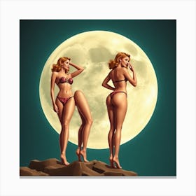 Full Moon Canvas Print