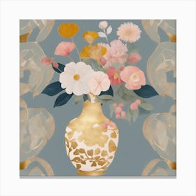 Gold Vase 1 Canvas Print