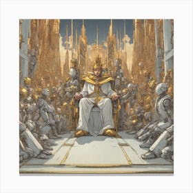King Of The Gods Canvas Print