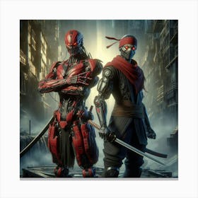 Samurai Warriors Canvas Print