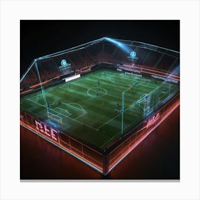 Football Pitch Canvas Print