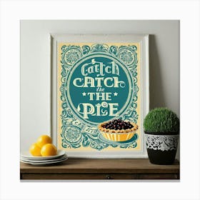 Catch Catch The Pie Canvas Print