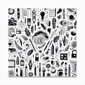 Doodle Doodle Doodle Canvas Print