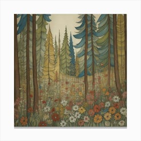 Forest Of Flowers 1 Canvas Print