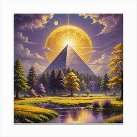 Pyramids Of Giza Canvas Print