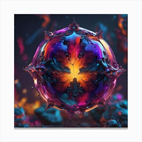 Abstract Art portal psychedelic Canvas Print