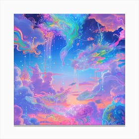 Psychedelic Sky Canvas Print