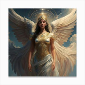 Angel Of The Sky 2 Canvas Print
