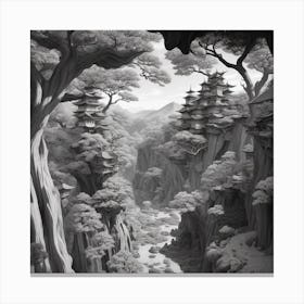 Japanese Forest Canvas Print