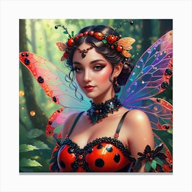 Ladybug Fairy Canvas Print