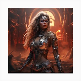 Elven Warrior Canvas Print