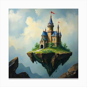 Castle On A Rock Canvas Print