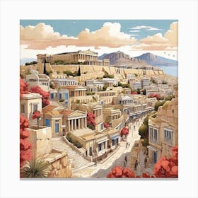 Acropolis 1 Canvas Print