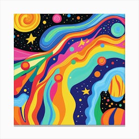 Cosmic Kaleidoscope Canvas Print