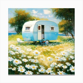 Daisy Field Canvas Print