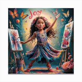 The Art of Joy Canvas Print