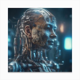 Futuristic Woman 54 Canvas Print