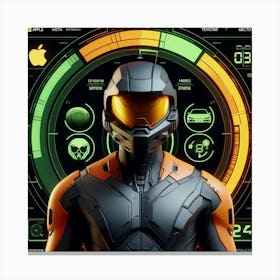 Halo 3 Poster Canvas Print