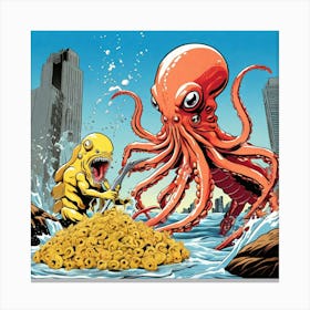 Octopus 83 Canvas Print