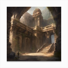 Ruins Of An Ancient City 2 Canvas Print