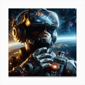 Sci - Fi Character Canvas Print