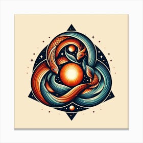 Koi Fish Canvas Print