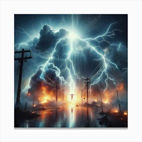 Lightning Storm 16 Canvas Print