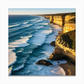 Southern Australia Cliffs 5 Canvas Print