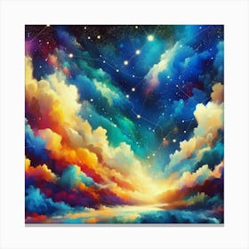 Clouds In The Sky Canvas Print