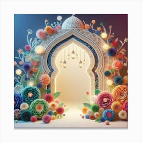 Islamic Muslim Holiday Canvas Print