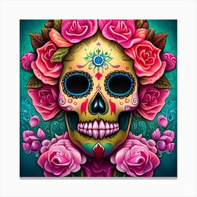 Sugar Skull Canvas Print