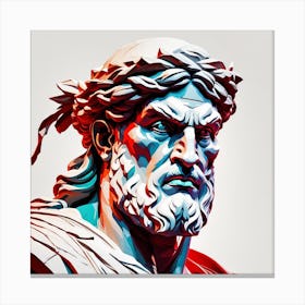 Zeus, the Greek God 1 Canvas Print