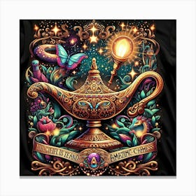 Aladdin'S Lamp 4 Canvas Print