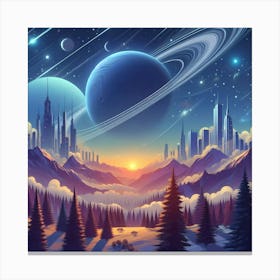 Saturn 3 Canvas Print