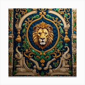 Lion Head Canvas Print