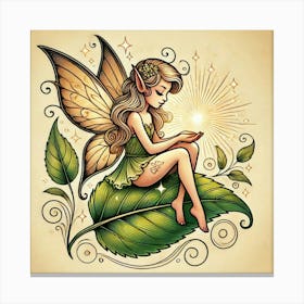 Tattoo Fairy 1 Canvas Print