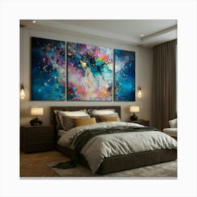 Nebula Painting Canvas Print