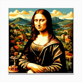 Mona Lisa 1 Canvas Print