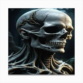 Skeleton 4 Canvas Print