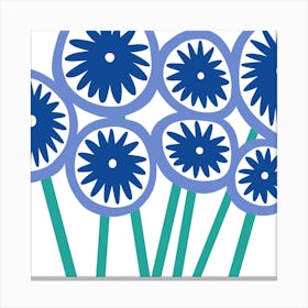 Blue flower Canvas Print
