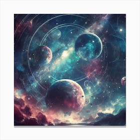 Space And Planets Canvas Print