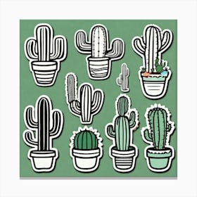 Cactus 62 Canvas Print