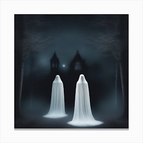 Ghosts In The Woods 2 Canvas Print