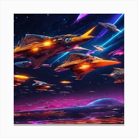 Race for the Future Canvas Print