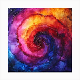 Spiral Painting Canvas Print