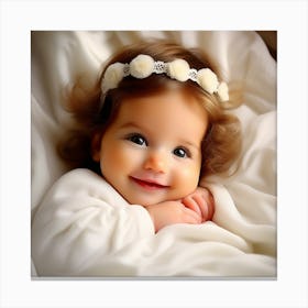 Cute Baby Girl 3 Canvas Print