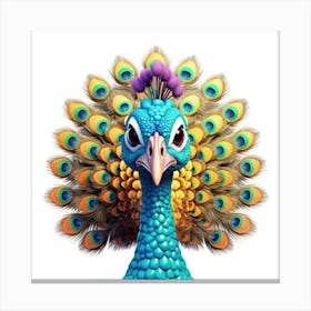 Peacock 3 Canvas Print