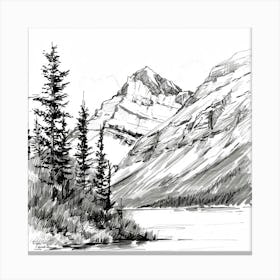 Mountain Landscape Canvas Print