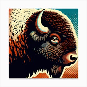 Bison Canvas Print Canvas Print