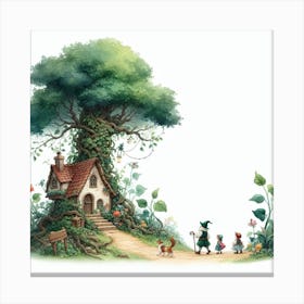 Jack and the Beanstalk 3 Canvas Print